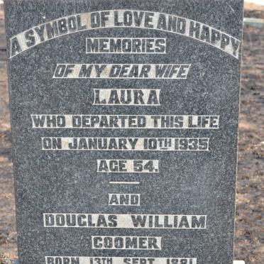 COOMER Douglas William 1881-1955 &amp; Laura -1935