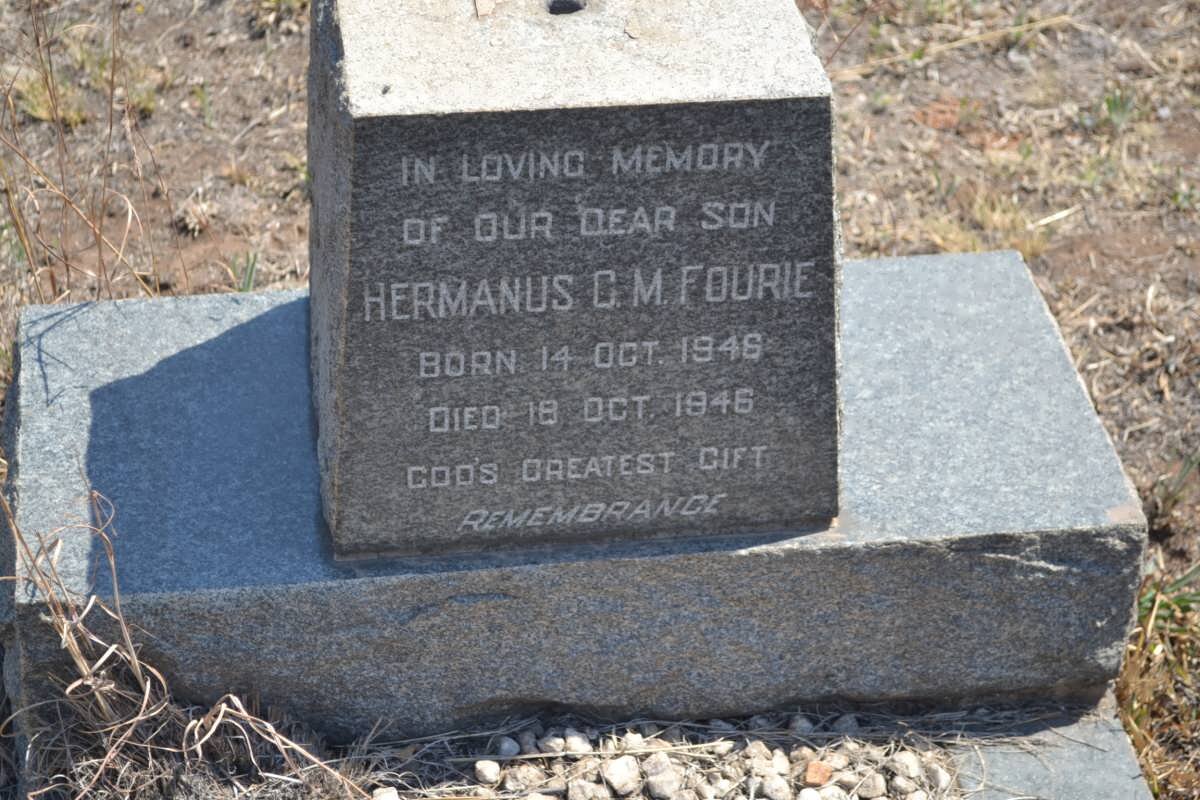FOURIE Hermanus C.M. 1946-1946