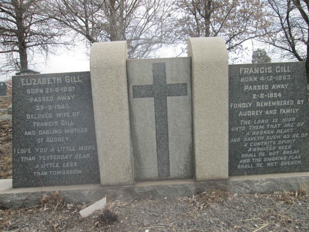 GILL Francis 1893-1954 &amp; Elizabeth 1887-1945