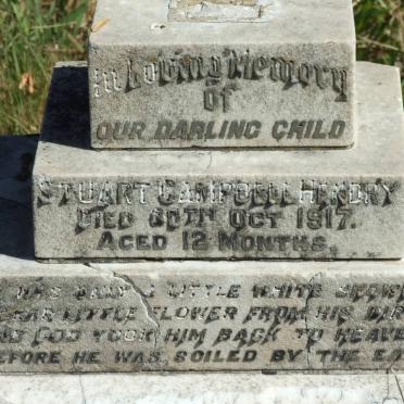 HENDRY Stuart Campbell -1917