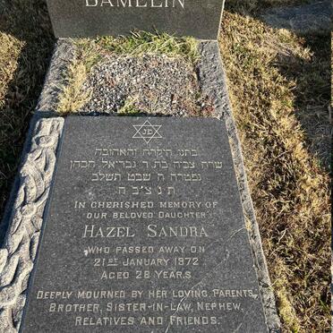 DAMELIN Hazel Sandra -1972