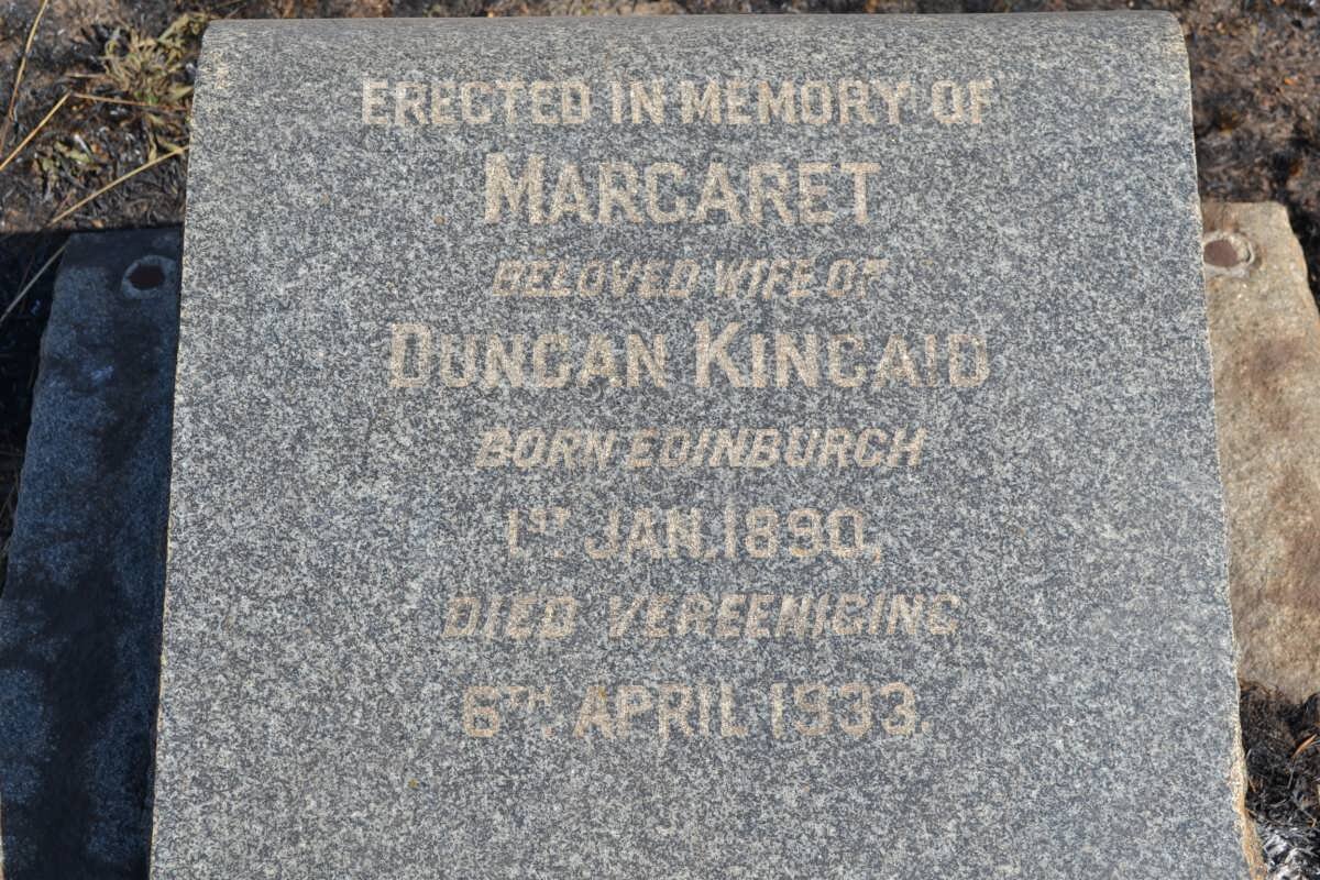 KINCAID Margaret 1890-1933