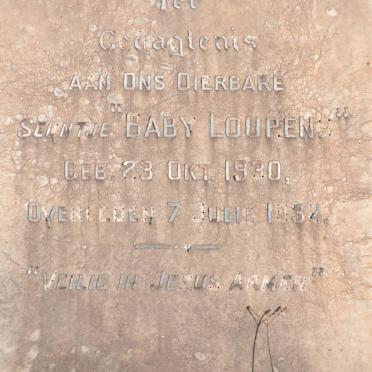 LOURENS Baby 1930-1934