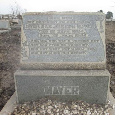 MAYER Nicolaas Joseph 1884-1944