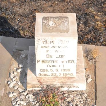 MEERKOTTER Gerlof P. 1939-1940