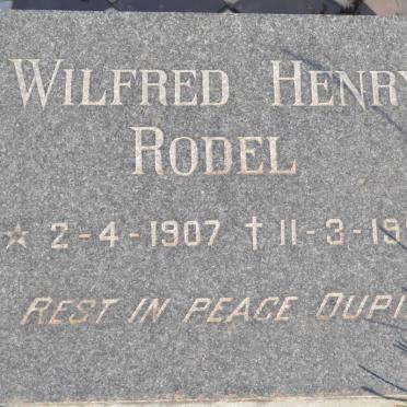 RODEL Wilfred Henry 1907-1983