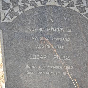 RUDGE Edgar 1885-1946