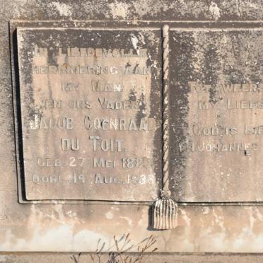 TOIT Jacob Coenraad, du 1885-1938