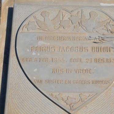 TOIT Petrus Jacobus, du 1855-1933