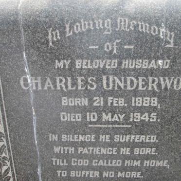 UNDERWOOD Charles 1888-1945