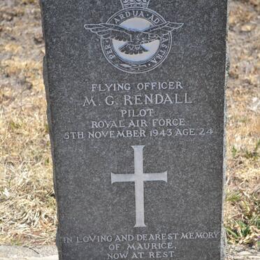 RENDALL Maurice G. -1943
