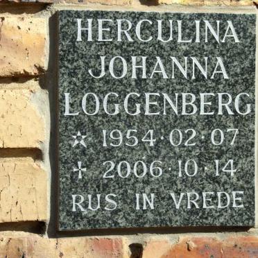 LOGGENBERG Herculina Johanna 1954-2006