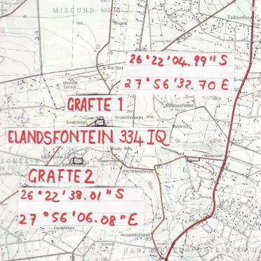 1. Map of the area with GPS Coordinates