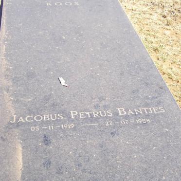BANTJES Jacobus Petrus 1919-1988