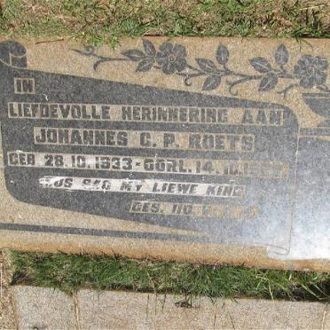 ROETS Johannes C.P. 1933-19??