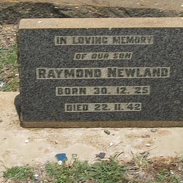 NEWLAND Raymond 1925-1942