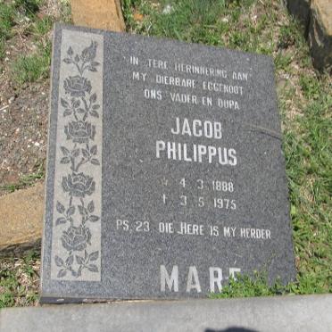 MARE Jacob Philippus 1888-1975