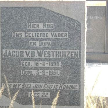 WESTHUIZEN Jacob, v.d. 1890-1951