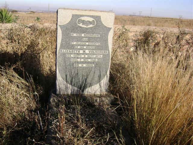 VOLSCHENK Elizabeth M. nee BRITS 1874-1940