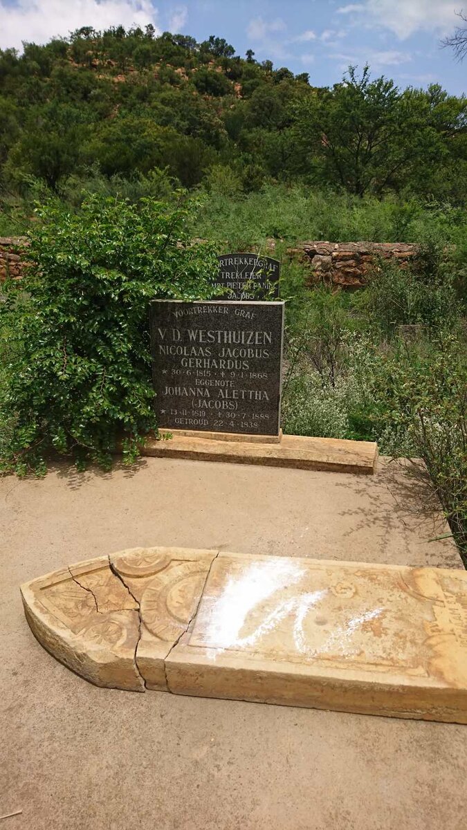 WESTHUIZEN Nicolaas Jacobus Gerhardus, v.d. 1815-1868 &amp; Johanna Alettha JACOBS 1819-1888