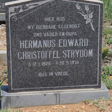 STRYDOM Hermanus Edward Christoffel 1926-1974