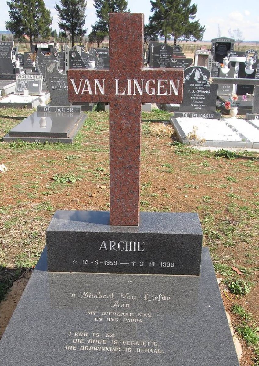 LINGEN Archie, van 1959-1996