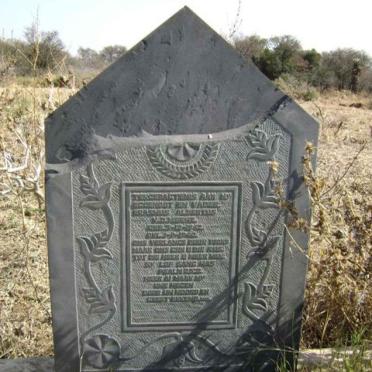Gauteng, VEREENIGING district, Suikerbosrand Game Reserve, Schoongezicht 378, farm cemetery_3
