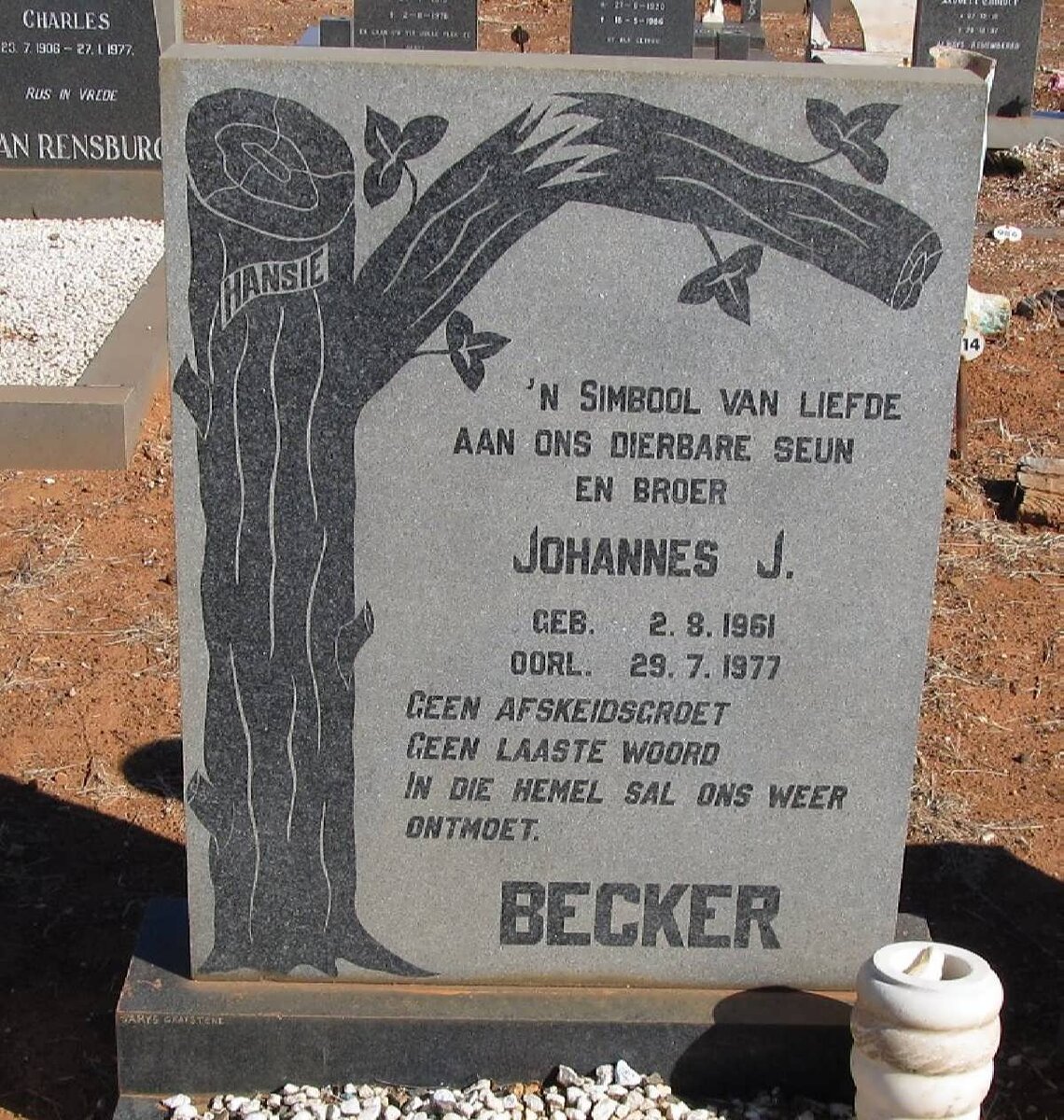 BECKER Johannes J. 1961-1977