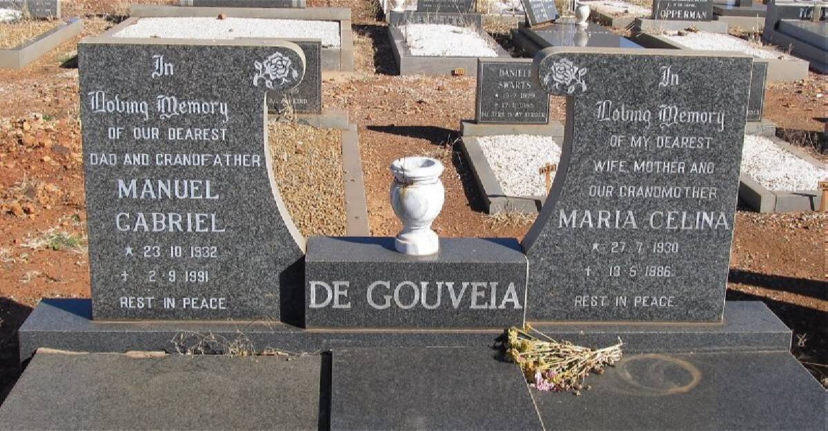 GOUVEIA Manuel Gabriel, de 1932-1991 &amp; Maria Gelina 1930-1986