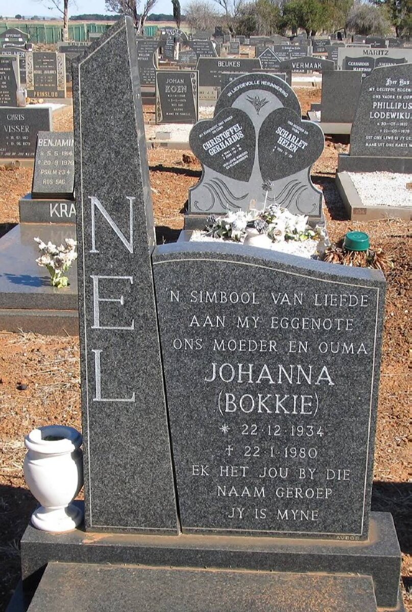 NEL Johanna 1934-1980