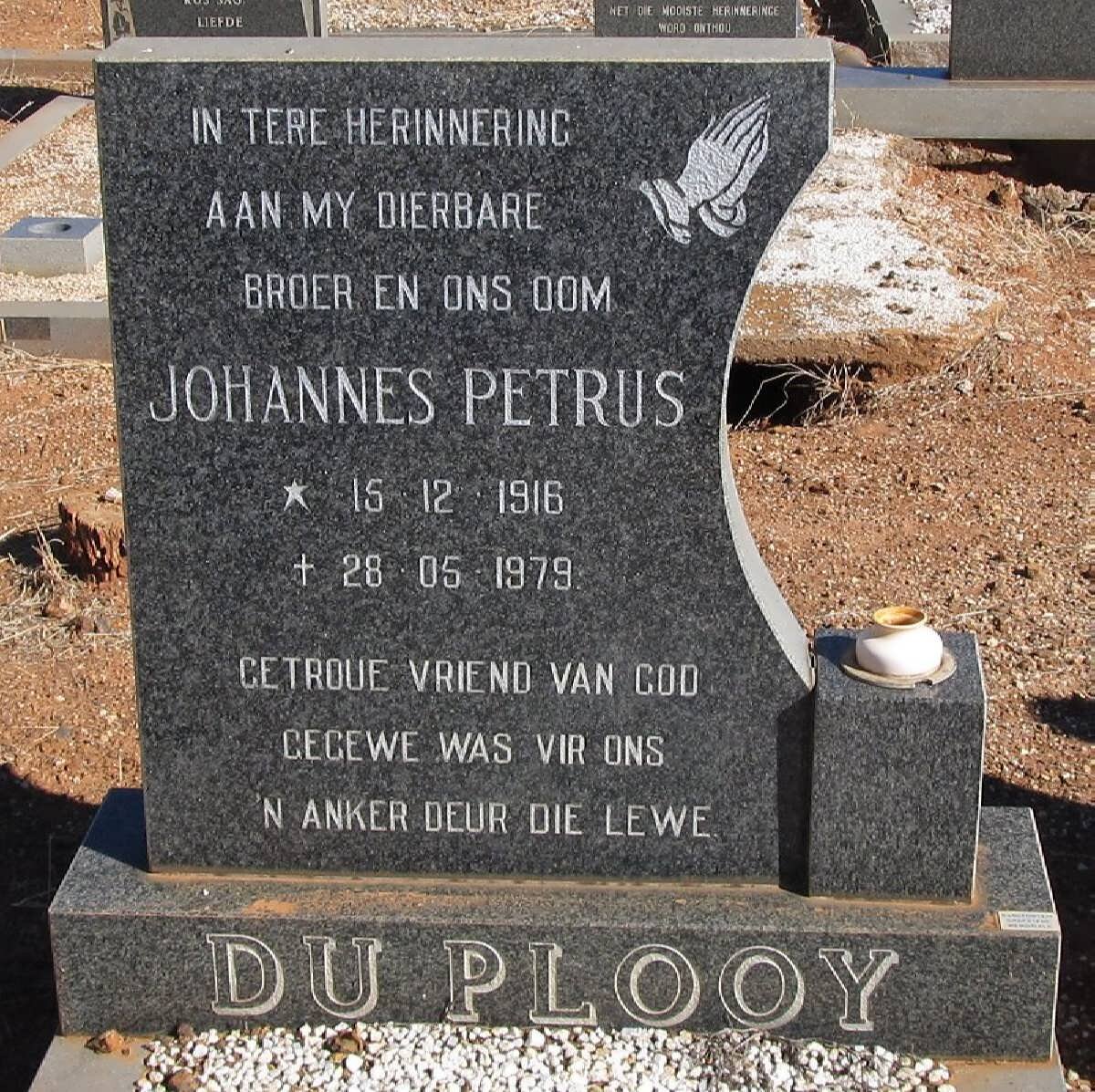 PLOOY Johannes Petrus, du 1916-1979