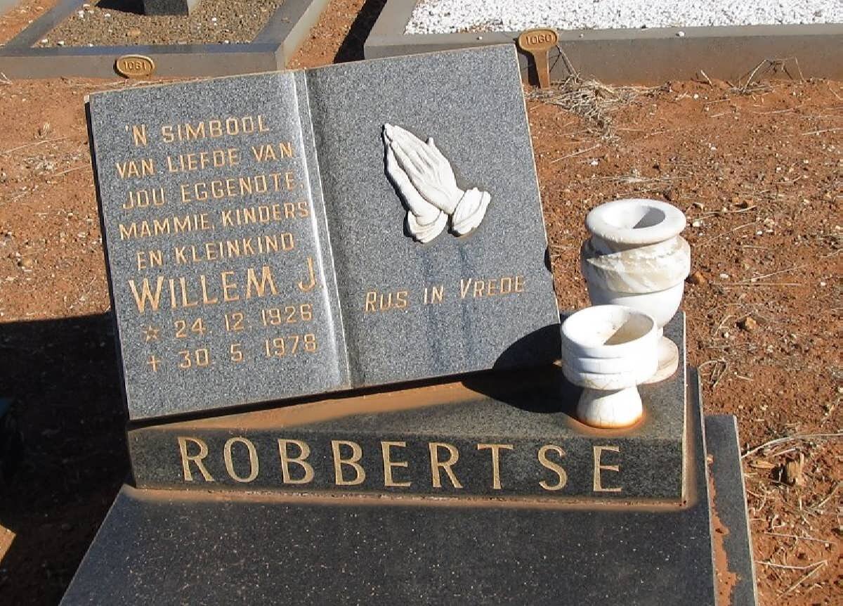 ROBBERTSE Willem J. 1926-1978