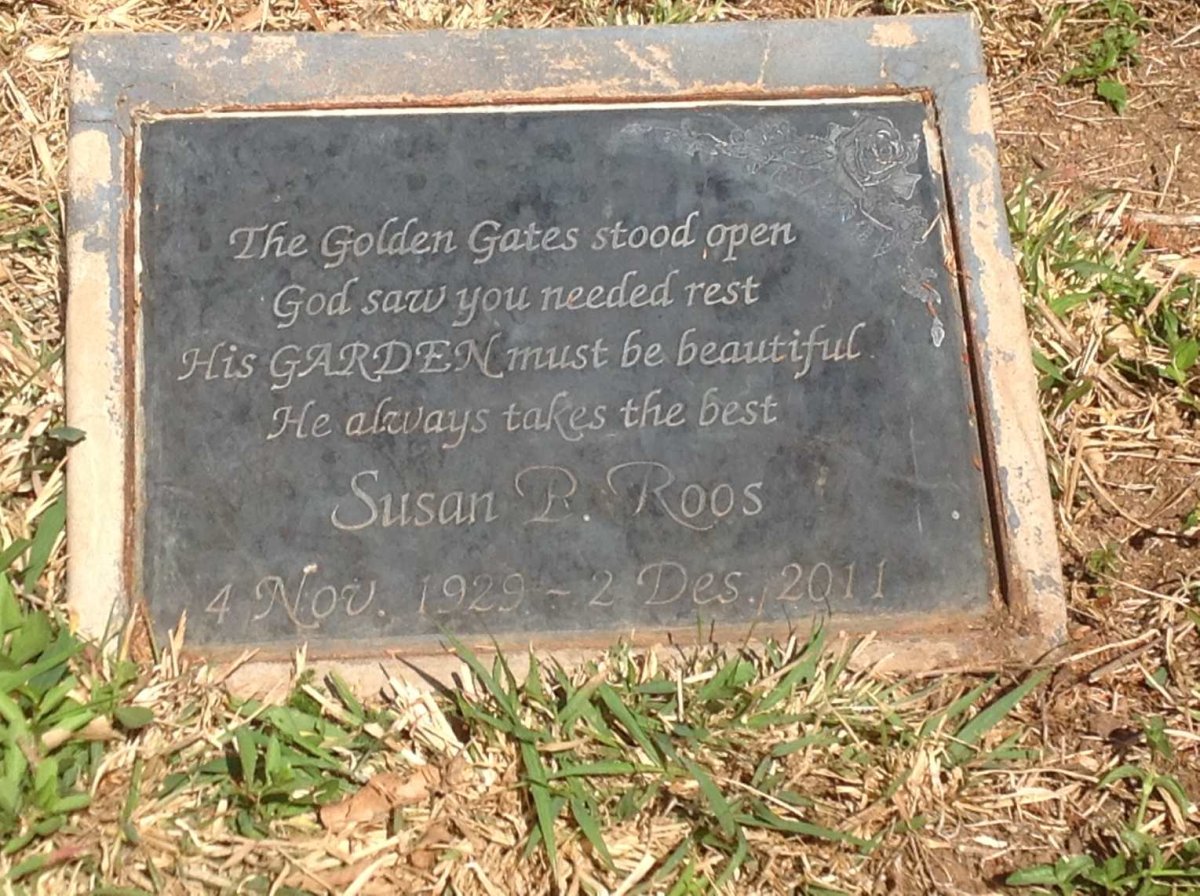 ROOS Susan P. 1929-2011