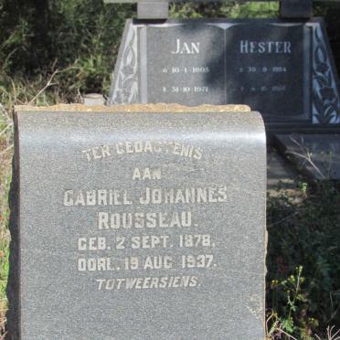 ROUSSEAU Gabriel Johannes 1878-1937