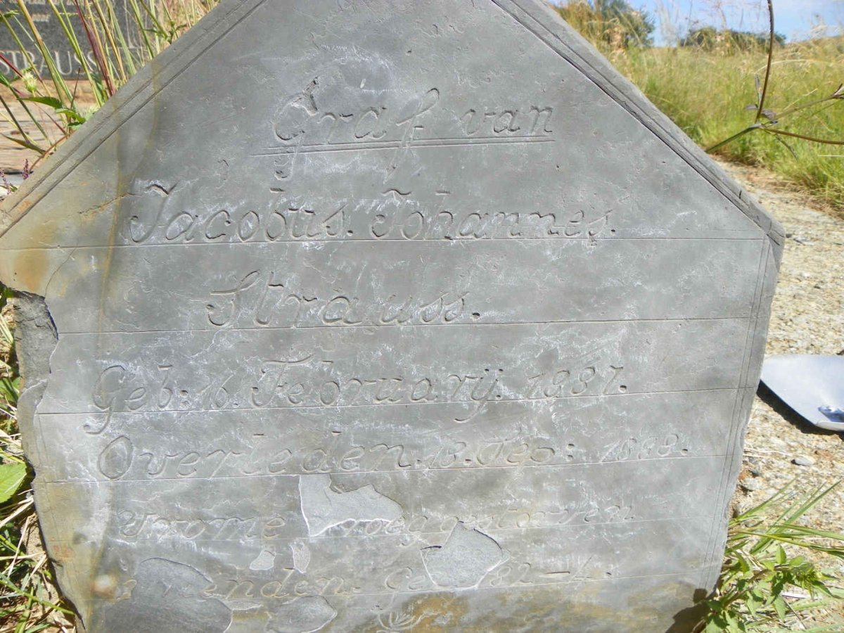 STRAUSS Jacobus Johannes 1887-1888