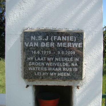 MERWE N.S.J., van der 1919-2009