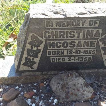 NCOSANE Christina 1885-1959