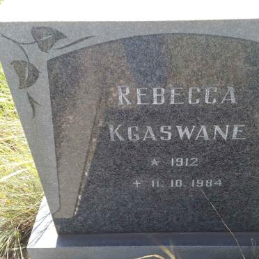 KGASWANE Rebecca 1912-1984