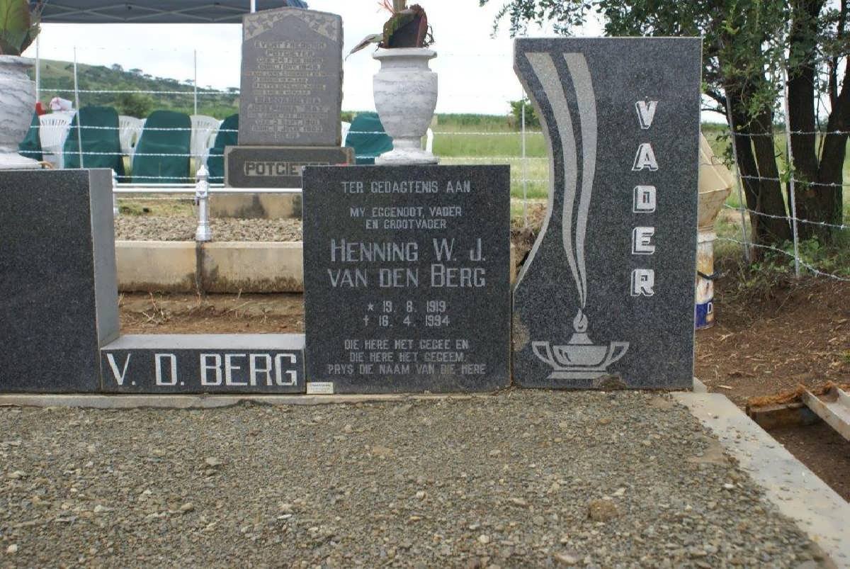 BERG Henning W.J., v.d. 1919-1994