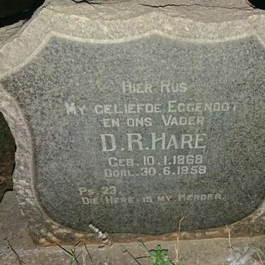 HARE D.R. 1868-1958