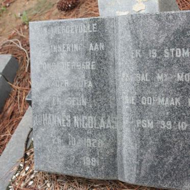 ? Johannes Nicolaas 1928-1981