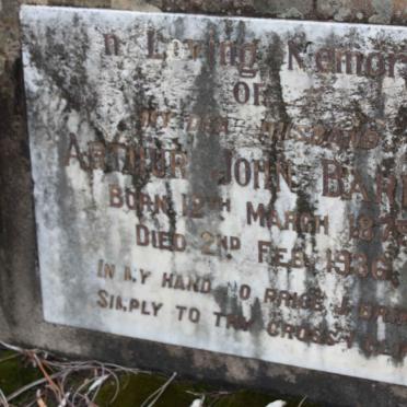 BARNES Arthur John 1875-1936