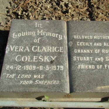 COLESKY Vera Clarice 1909-1979