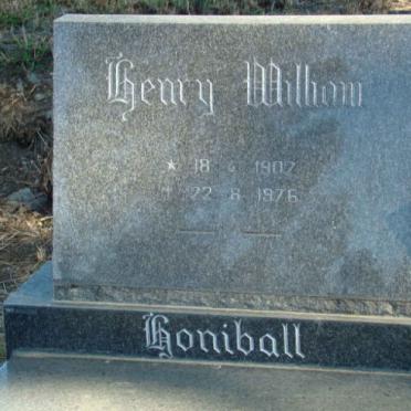 HONIBALL Henry William 1907-1976