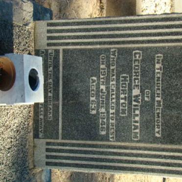 NORTON George William -1946