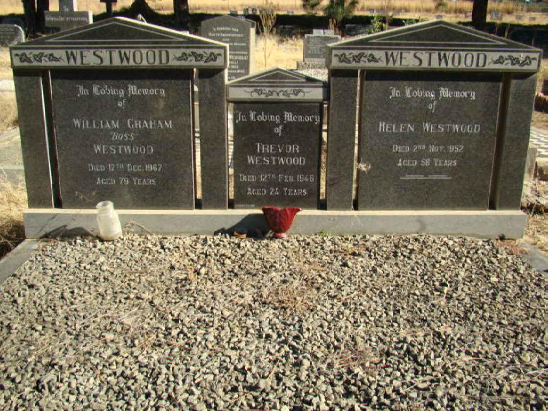 WESTWOOD William Graham -1967 &amp; Helen -1952 :: WESTWOOD Trevor -1946