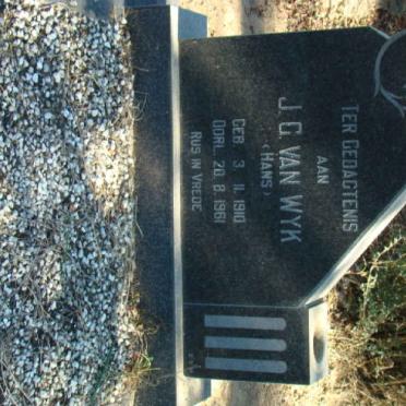 WYK J.C., van 1910-1961