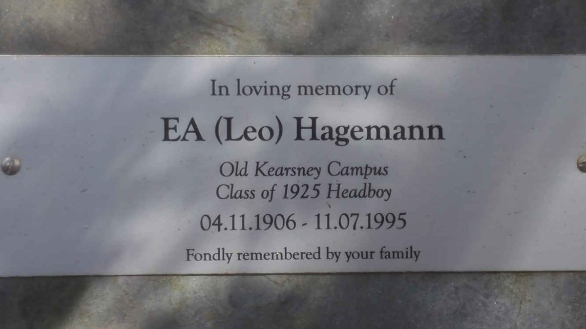 HAGEMANN E.A. 1906-1995