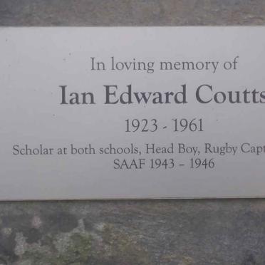 COUTTS Ian Edward 1923-1961