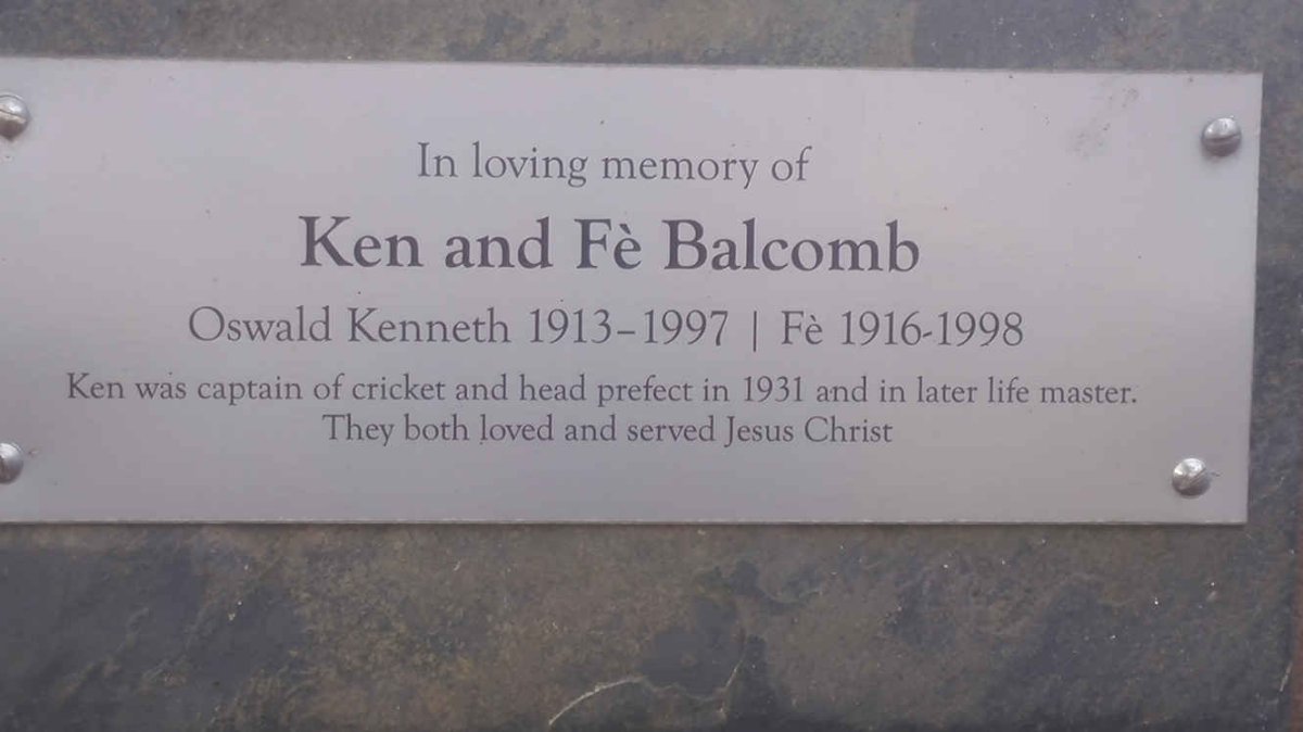 BALCOMB Oswald Kenneth 1913-1997 &amp; Fè 1916-1998